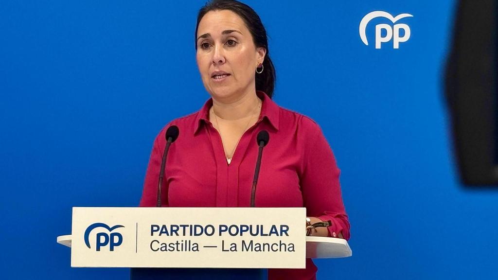 Alejandra Hernández en rueda de prensa.