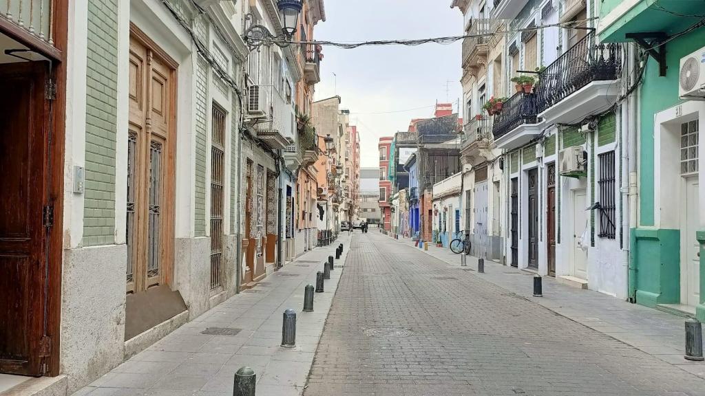 Imagen de archivo de una calle del barrio de El Cabanyal, en la ciudad de Valencia. Europa Press