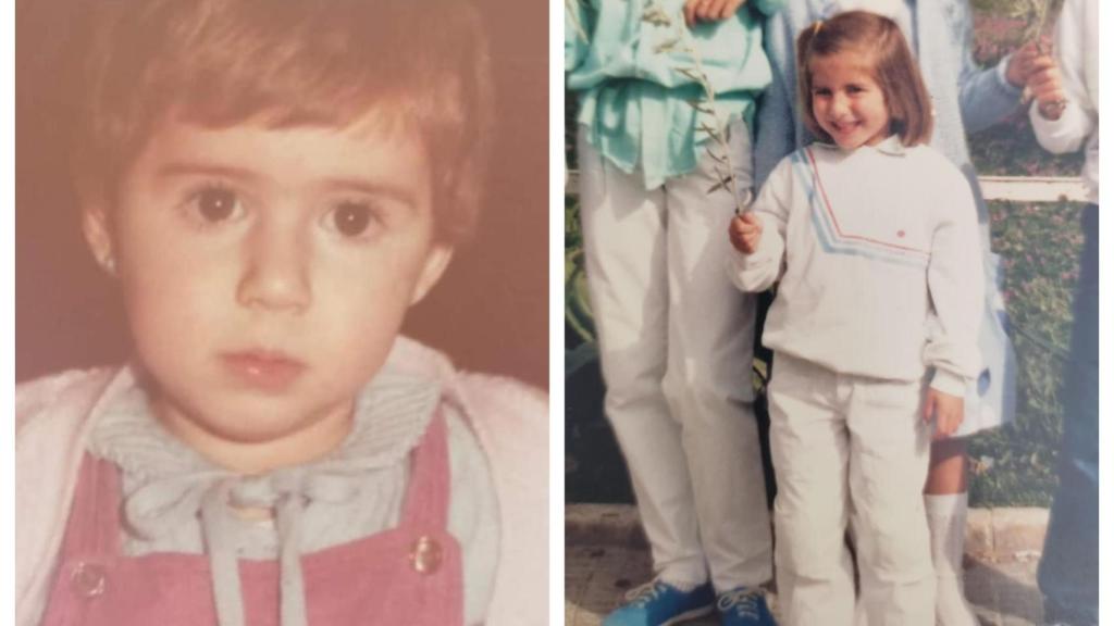 Gema Armero de pequeña.