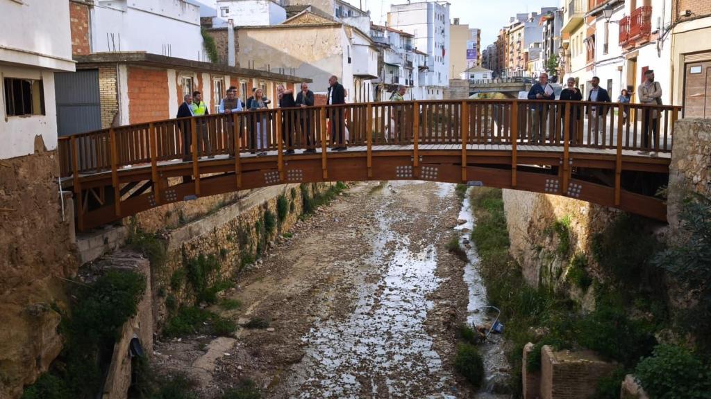 El barranco del Poyo, a su paso por Chiva (Valencia). EE