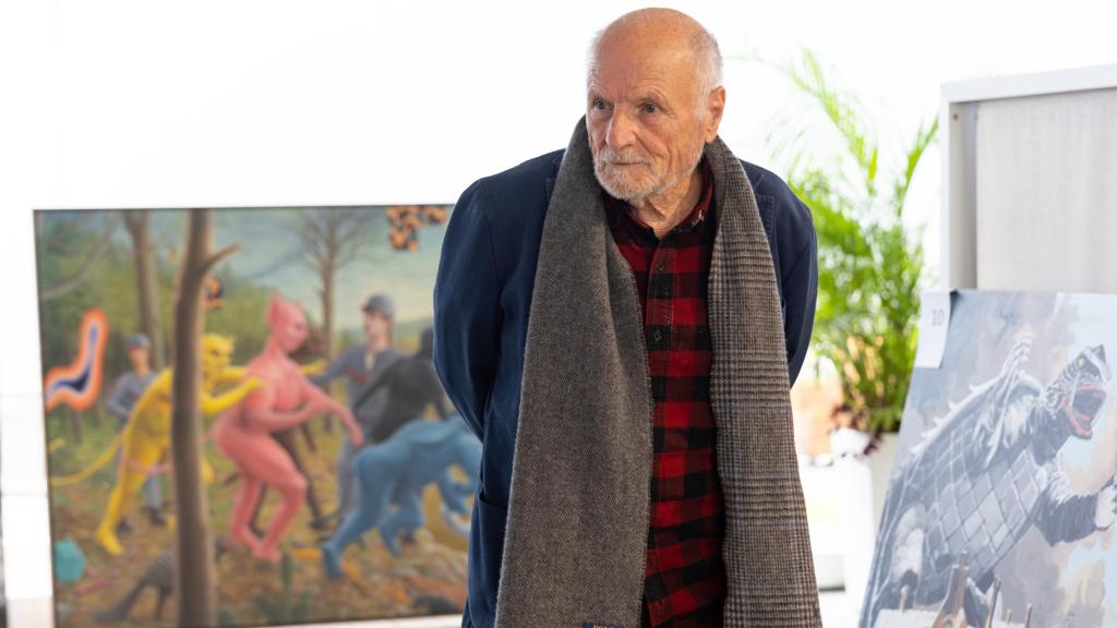 El pintor Antonio López como jurado de la 40º edición del Premio BMW. Foto: BMW