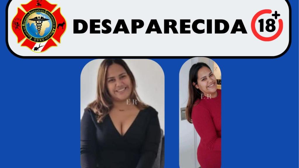 Un cartel con datos de Sandra.