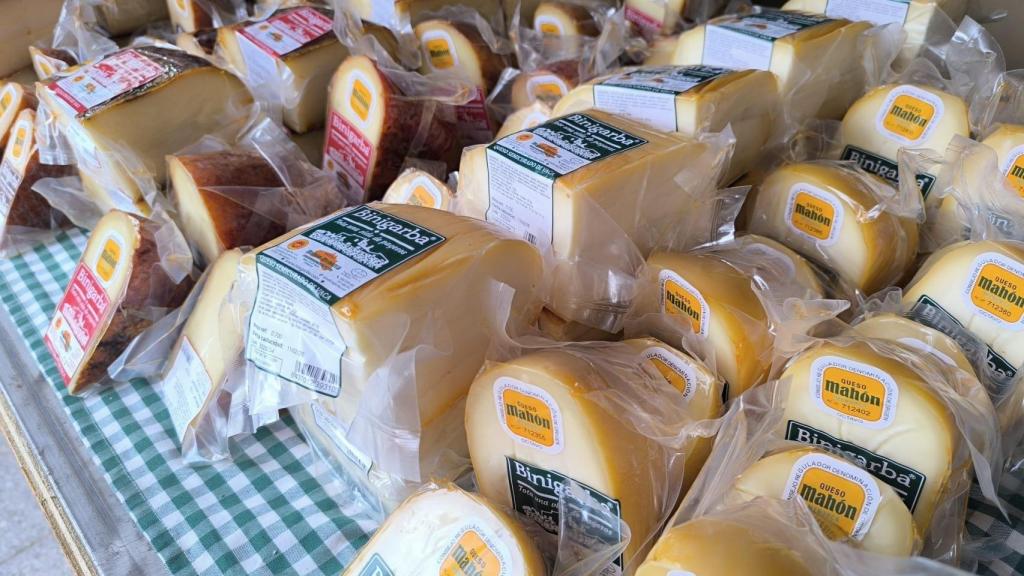 Quesos menorquines.