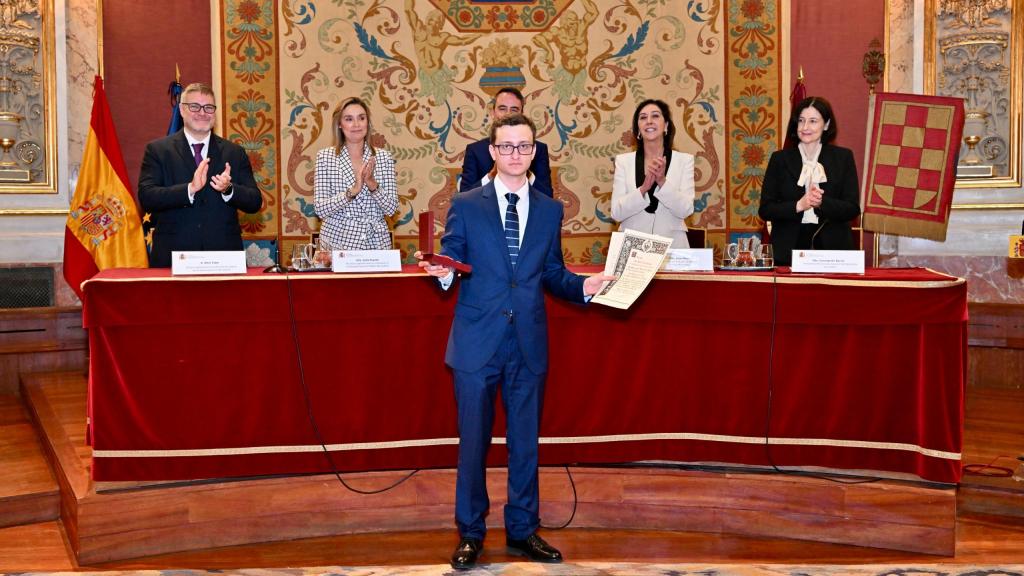 Héctor Alonso, el día de su nombramiento como notario.