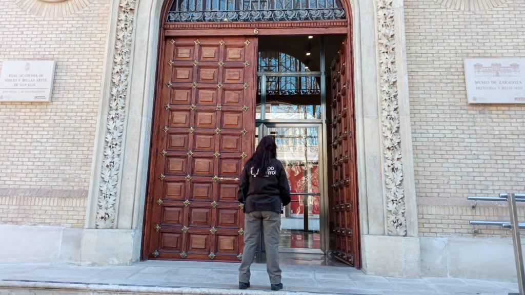 Imagen de archivo de la seguridad del Museo de Zaragoza