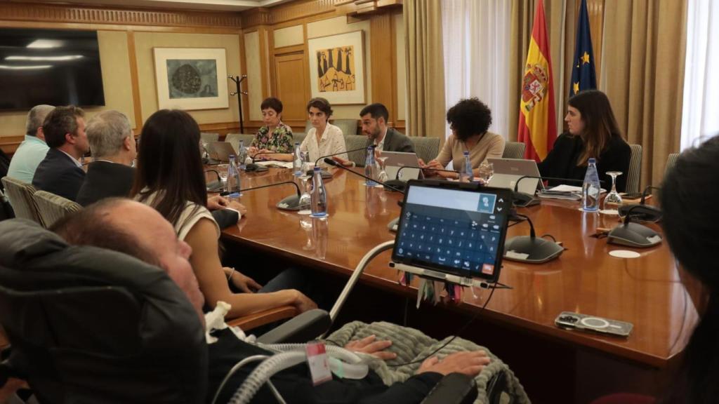 Reunión de Bustinduy con los representantes de ConELA en el ministerio este miércoles 22 de octubre.