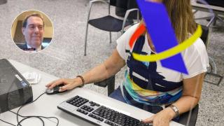 Imagen de Julio Ransés y una imagen de la Agencia Tributaria.