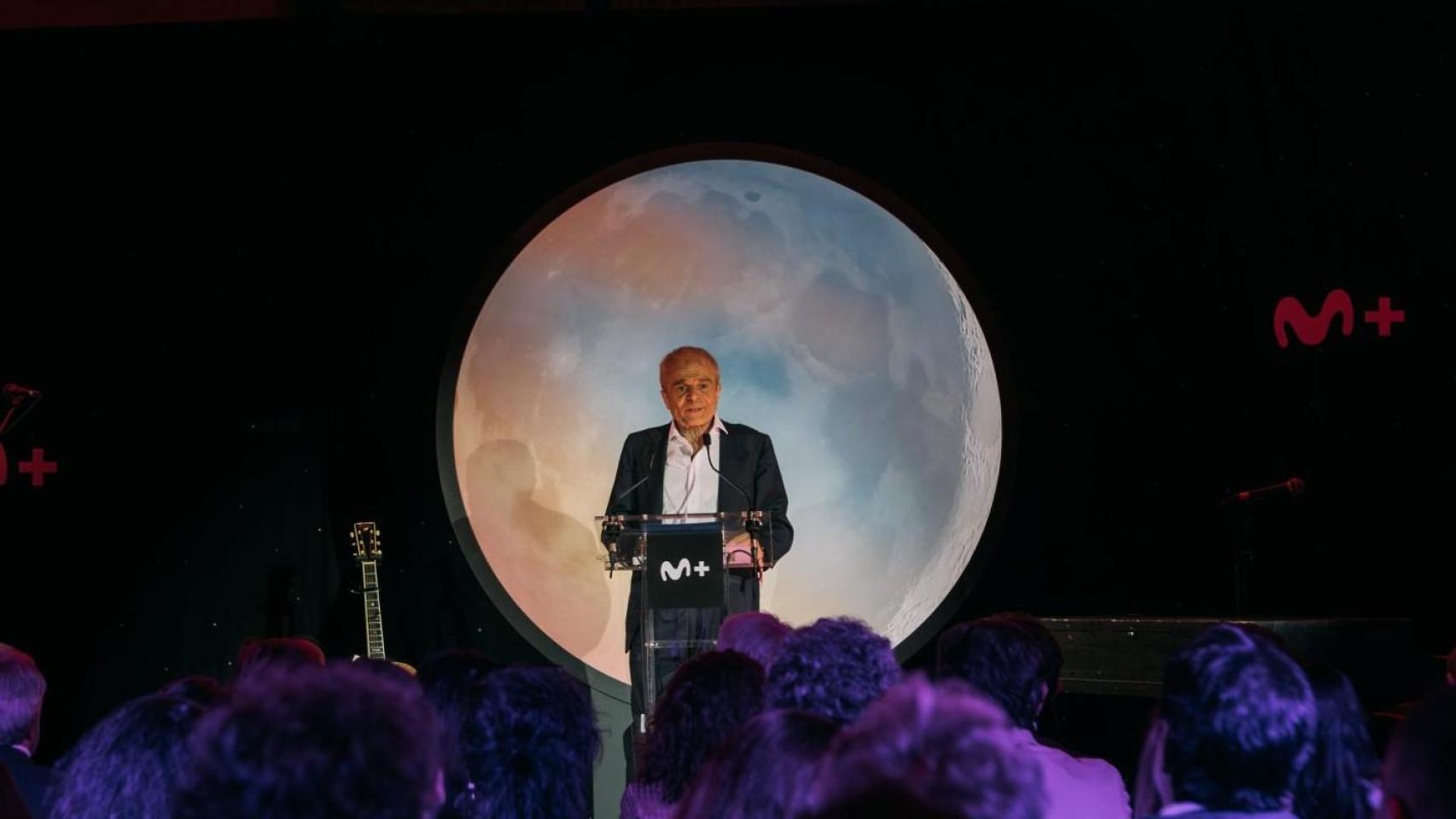 Javier de Paz, presidente no ejecutivo de Movistar Plus, en un evento el pasado mes de junio.