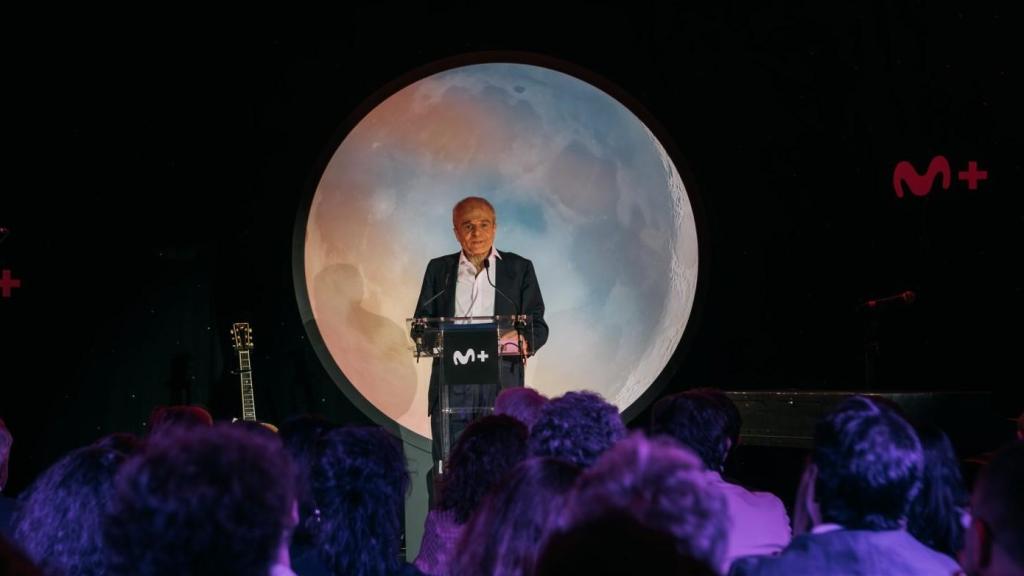 Javier de Paz, presidente no ejecutivo de Movistar Plus, en un evento el pasado mes de junio.