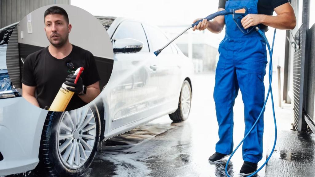 Manuel, dueño de Wash Car CR.