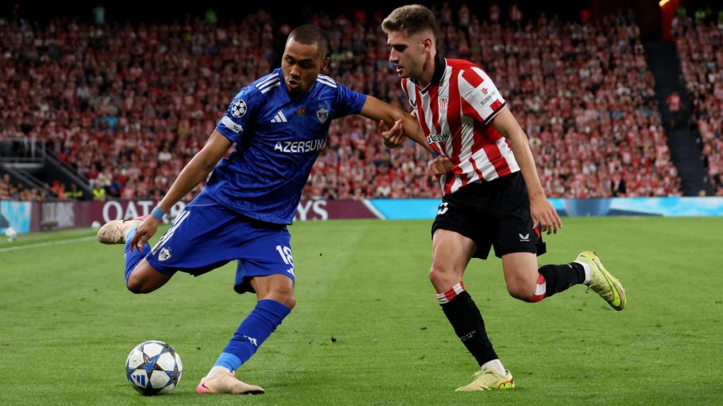 Robert Navarro, en la presión.