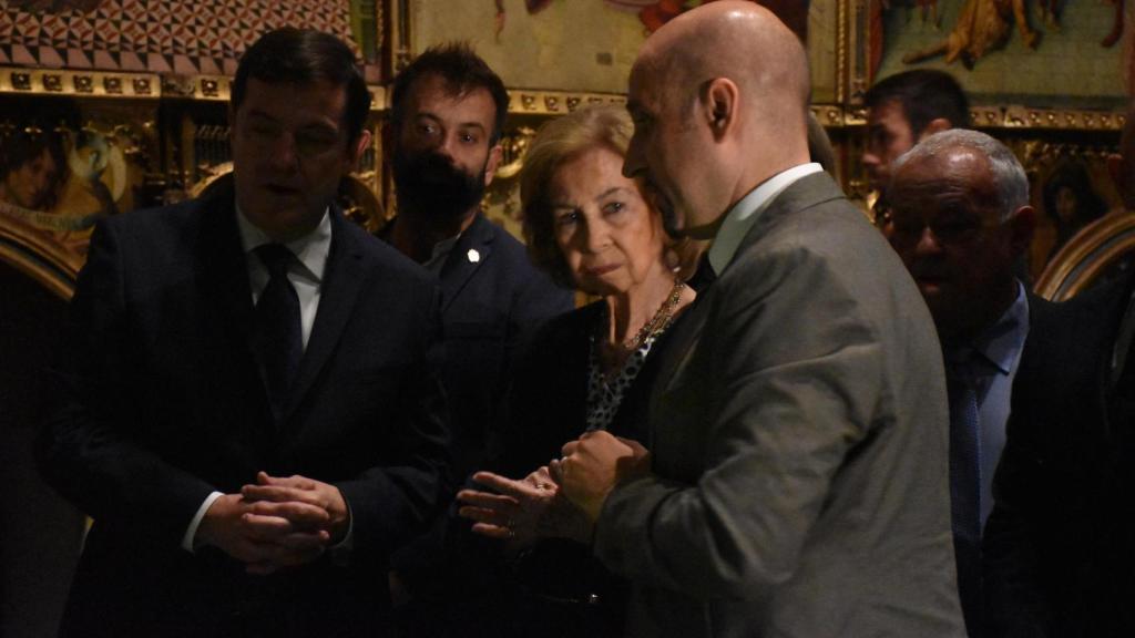 Visita de la reina Sofía a la exposición de Las Edades del Hombre en Zamora