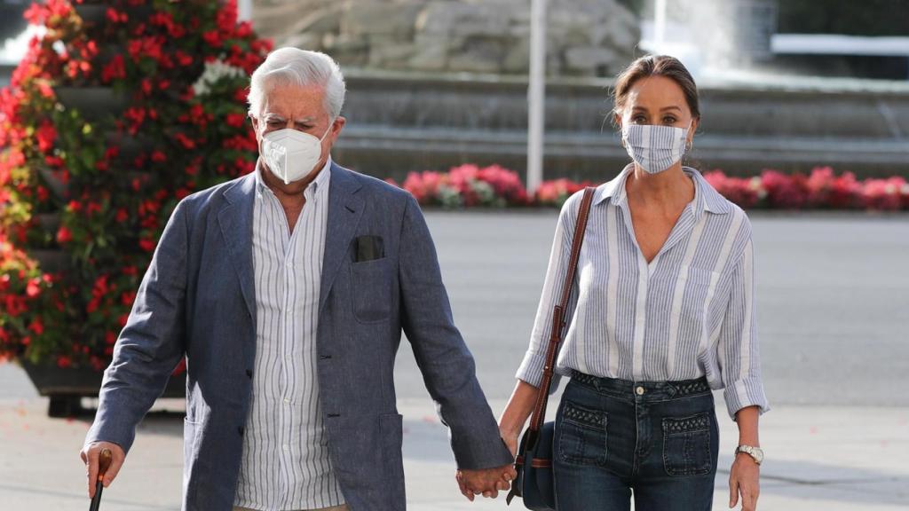 Mario Vargas Llosa e Isabel Preysler, en el año de la pandemia.