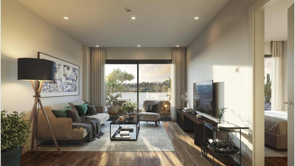 Uno de los apartamentos de Cando Living en La Moraleja.