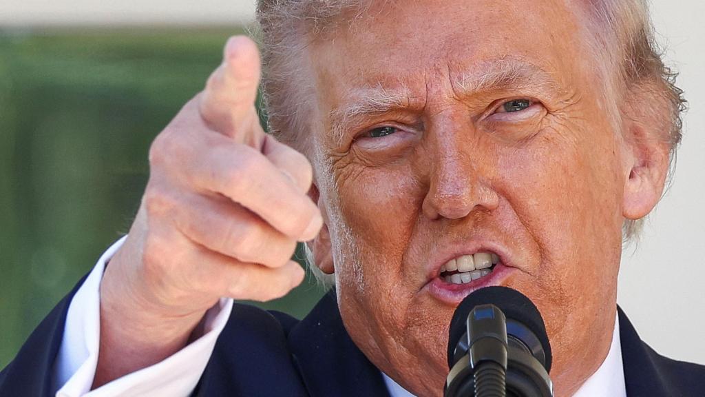 Donald Trump esta semana en un acto en la Casa Blanca.