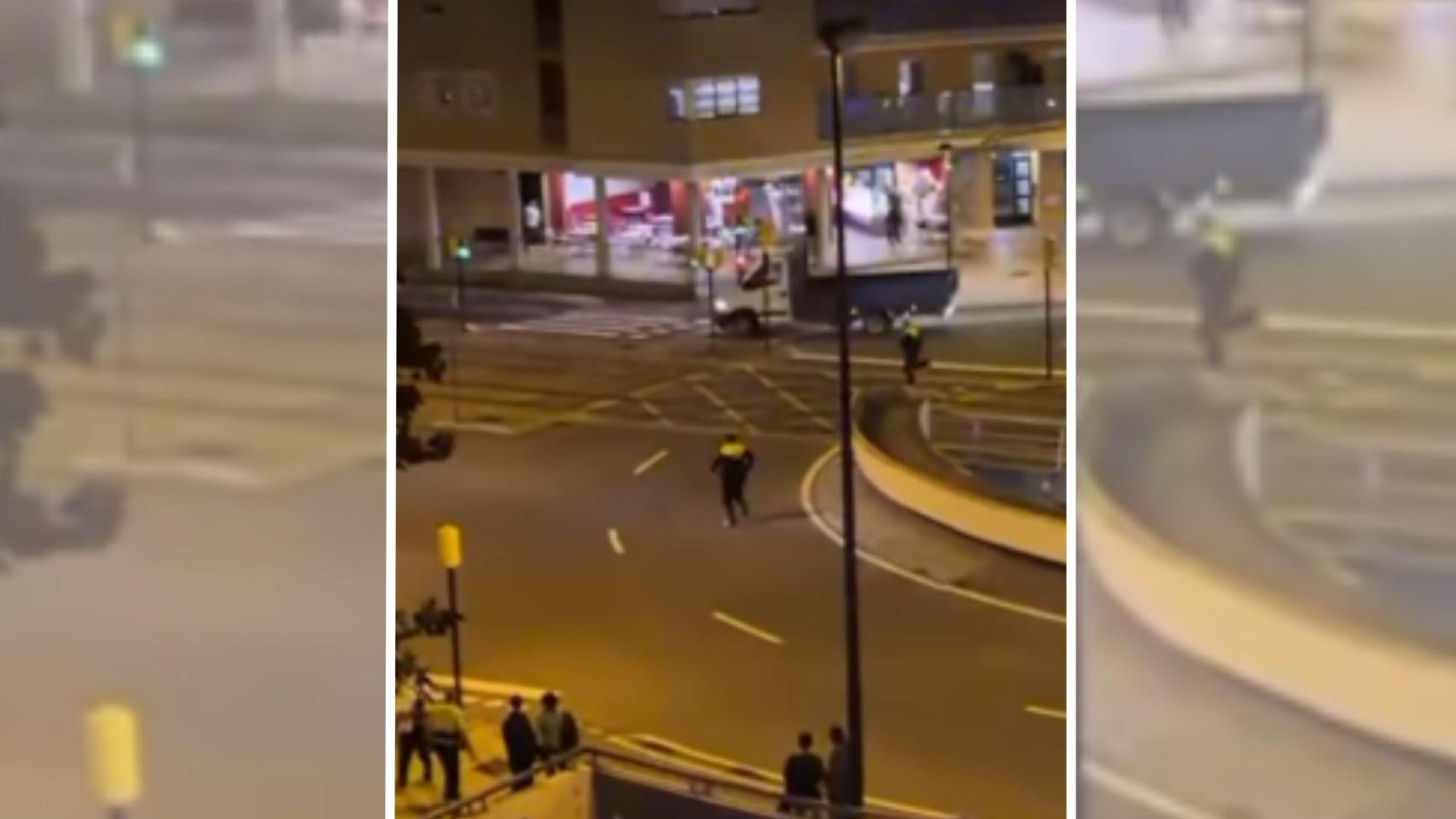 Persecución policial en Parque Goya (Zaragoza)