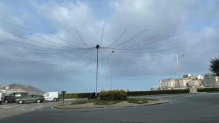 Imagen de uno de los elementos decorativos del alumbrado de navidad.