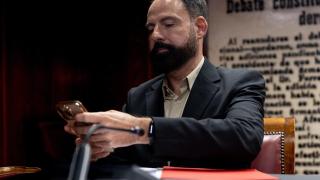 El exgerente del PSOE y presidente de ENUSA, Mariano Moreno Pavón, comparece este jueves ante la 'comisión Koldo' en el Senado.