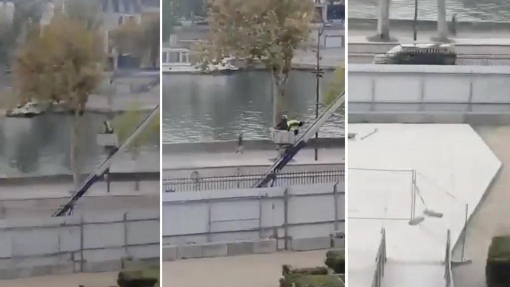 Imágenes de los ladrones tras dar el golpe del siglo en el Louvre