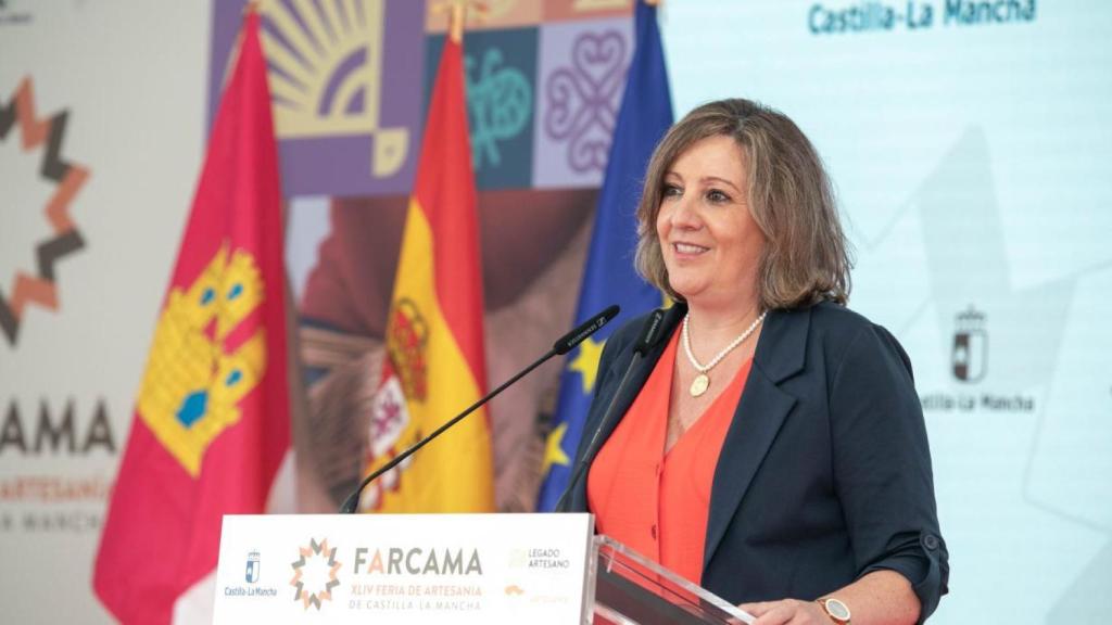 Patricia Franco en rueda de prensa.