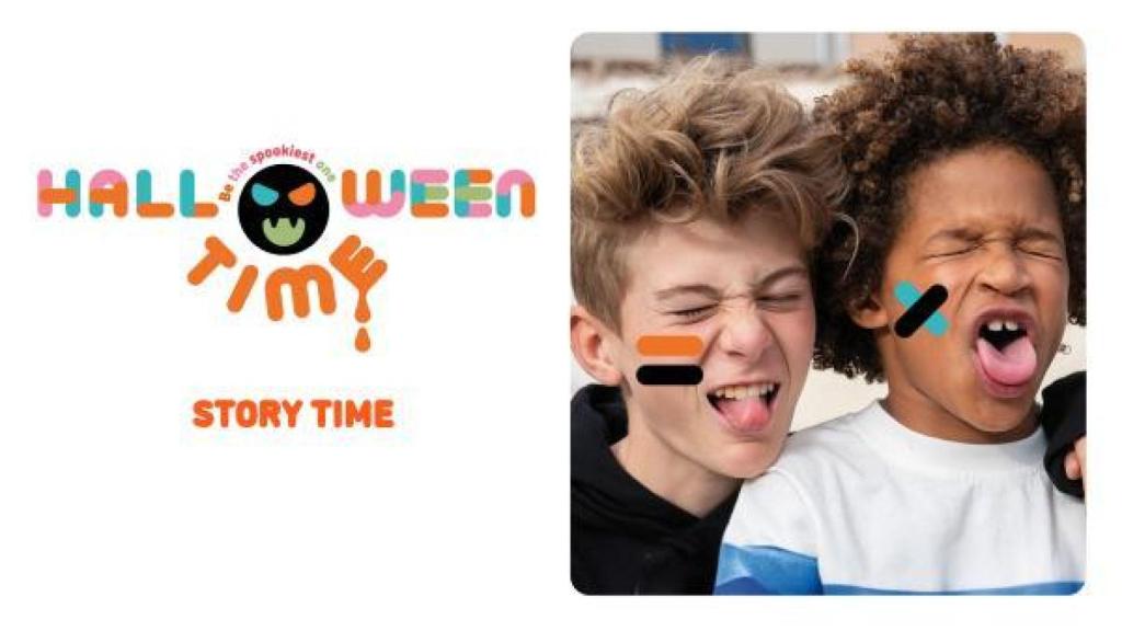 Cartel de la actividad de Cuentacuentos que tendrá lugar en la Biblioteca Pública de A Coruña