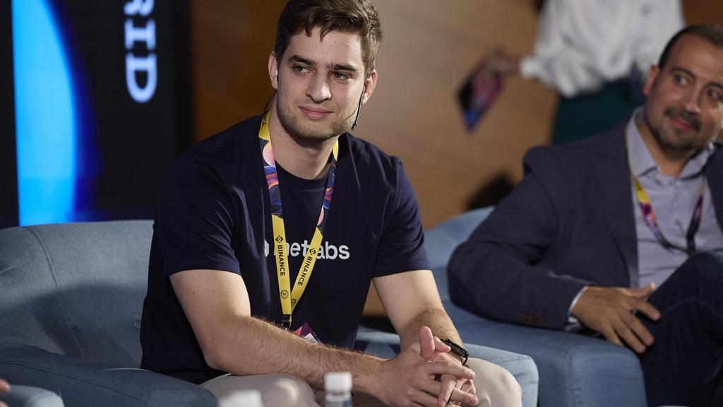 Pablo Gómez, fundador de Metlabs, en un congreso tecnológico.