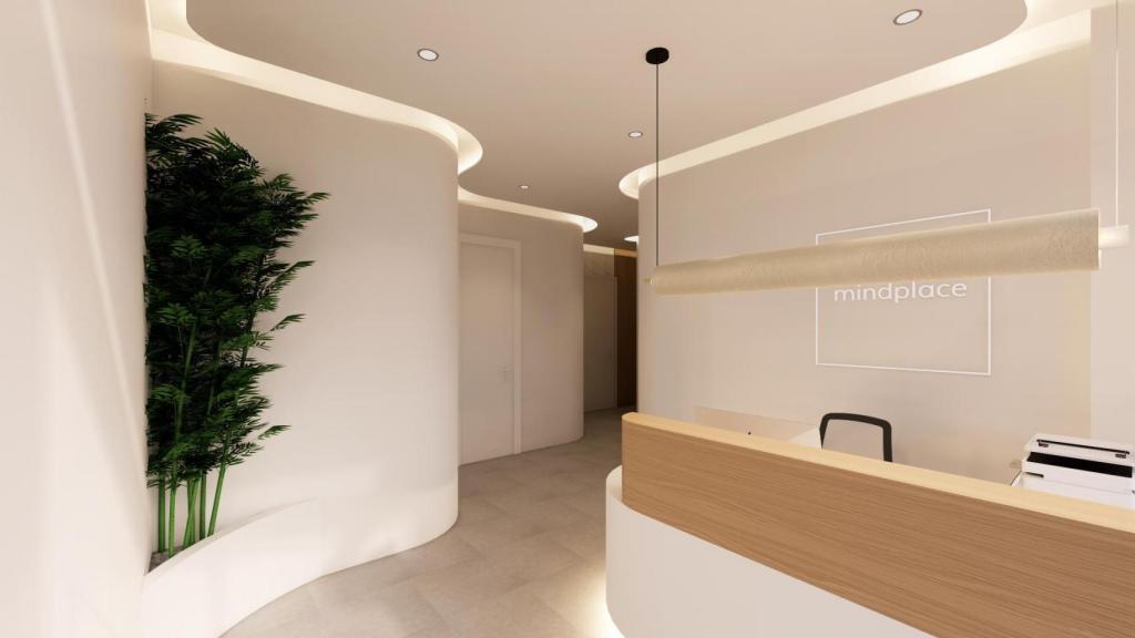 Entrada de una de las clínicas Mindplace en España.