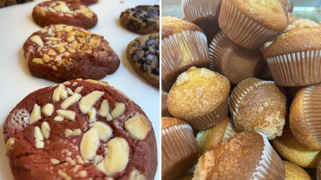 Algunos de los dulces que elaboran en Petit Levain