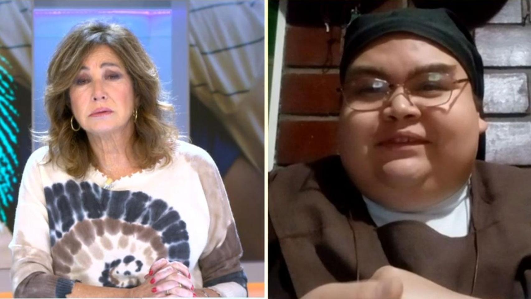 Ana Rosa Quintana y la hermana Teresa.