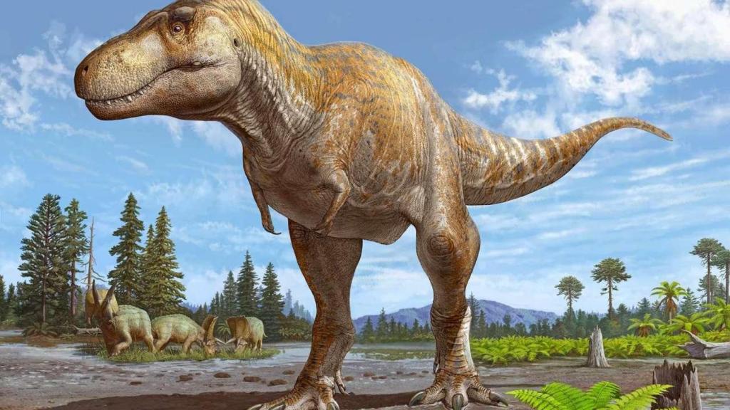 Reconstrucción de un Tyrannosaurus rex.