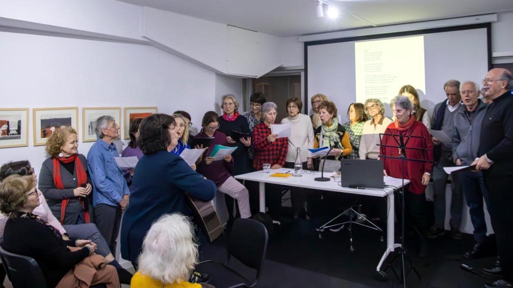 Grupo de Cantos de taberna da AC Alexandre Bóveda.