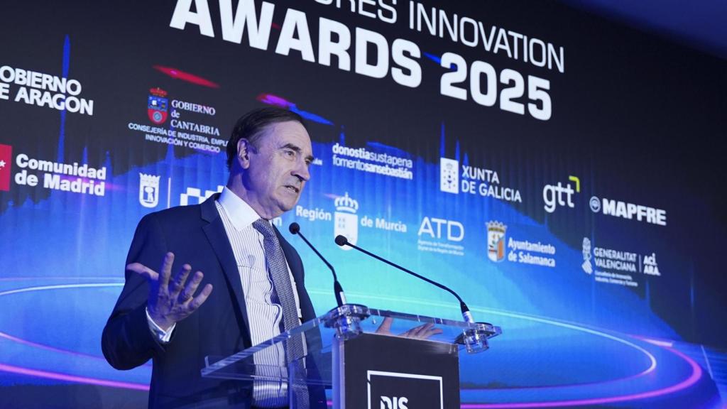 Pedo J. Ramírez, durante su intervención.