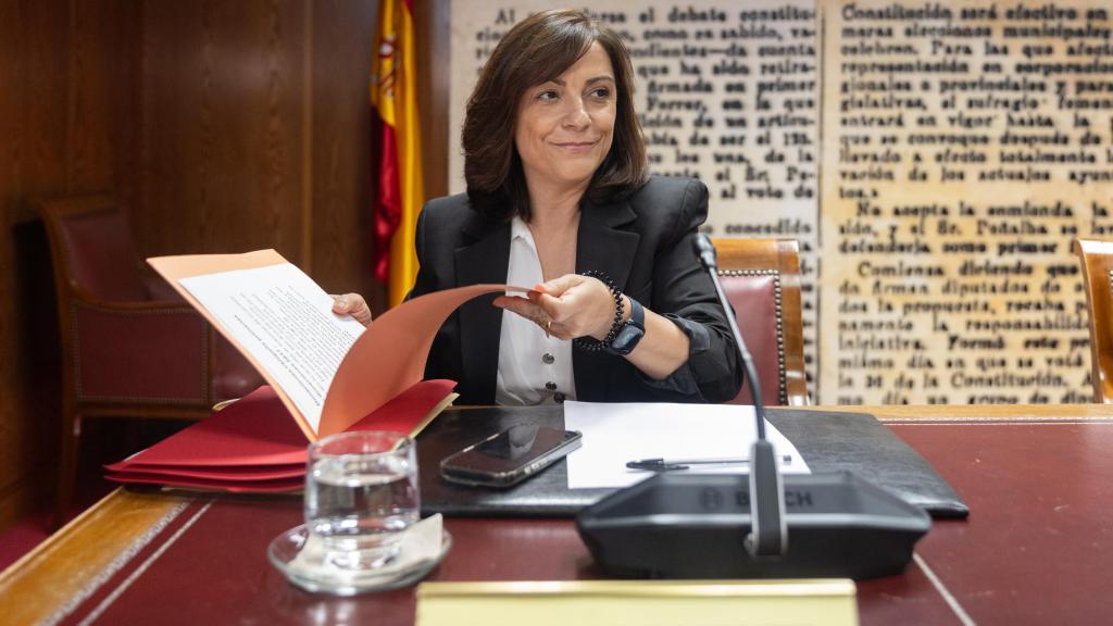 La gerente del PSOE, Ana María Fuentes, comparece este jueves ante la 'comisión Koldo' en el Senado.