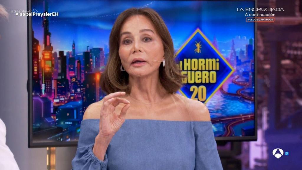 Isabel Preysler en 'El Hormiguero'.