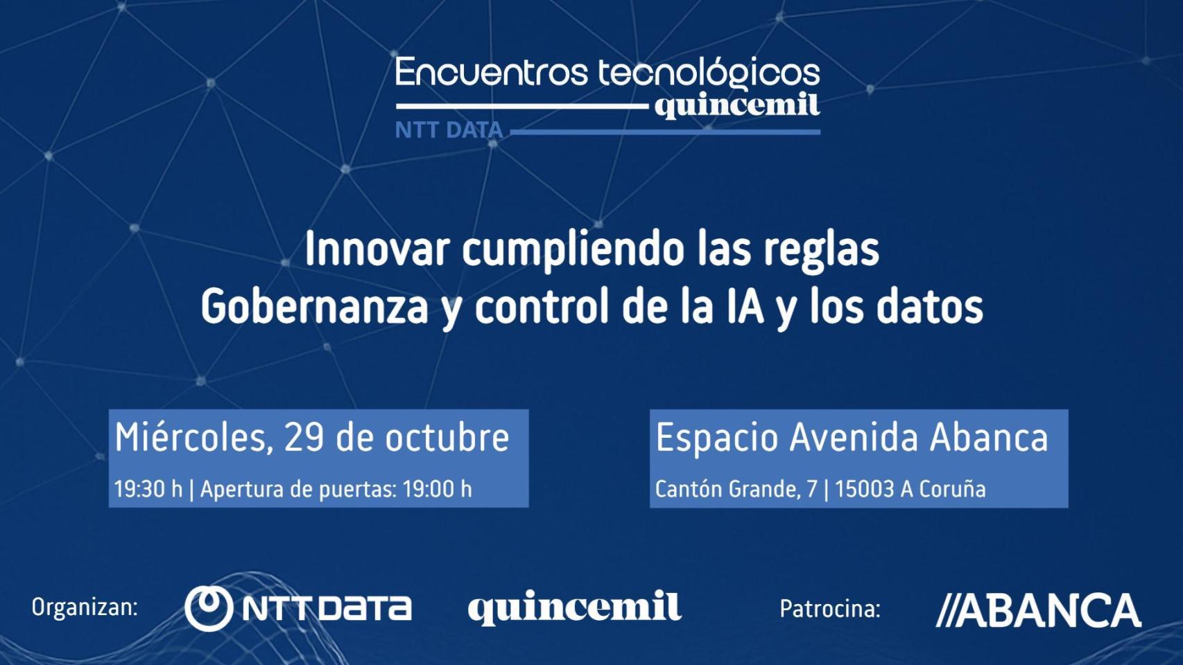 El nuevo Encuentro Tecnológico Quincemil NTT DATA se centrará en cómo innovar cumpliendo las reglas