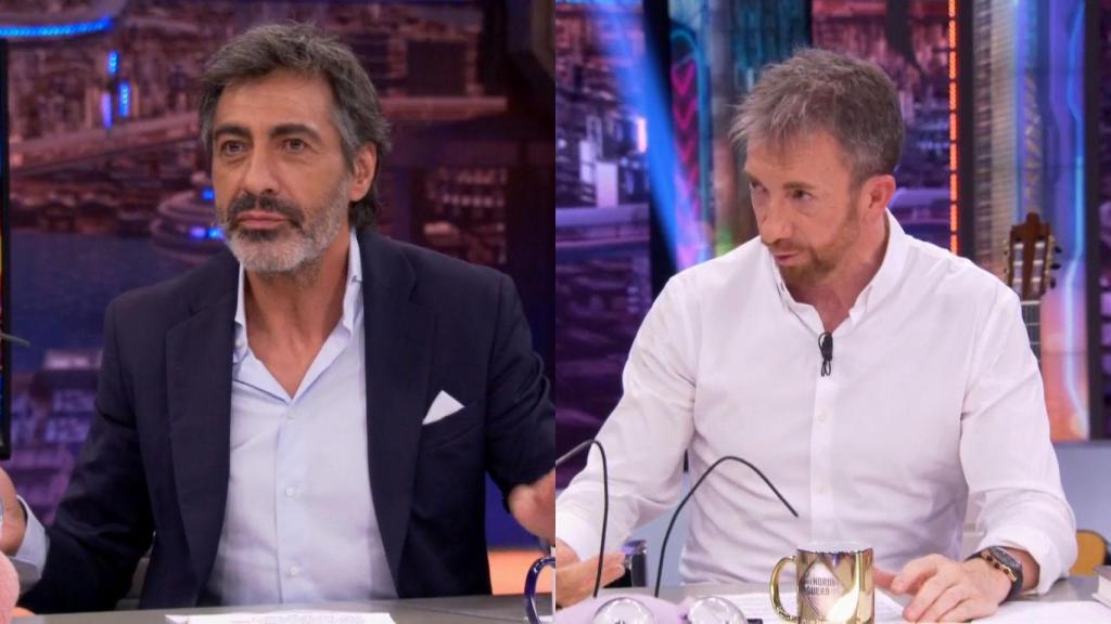 Juan del Val en ‘El Hormiguero’ junto a Pablo Motos.
