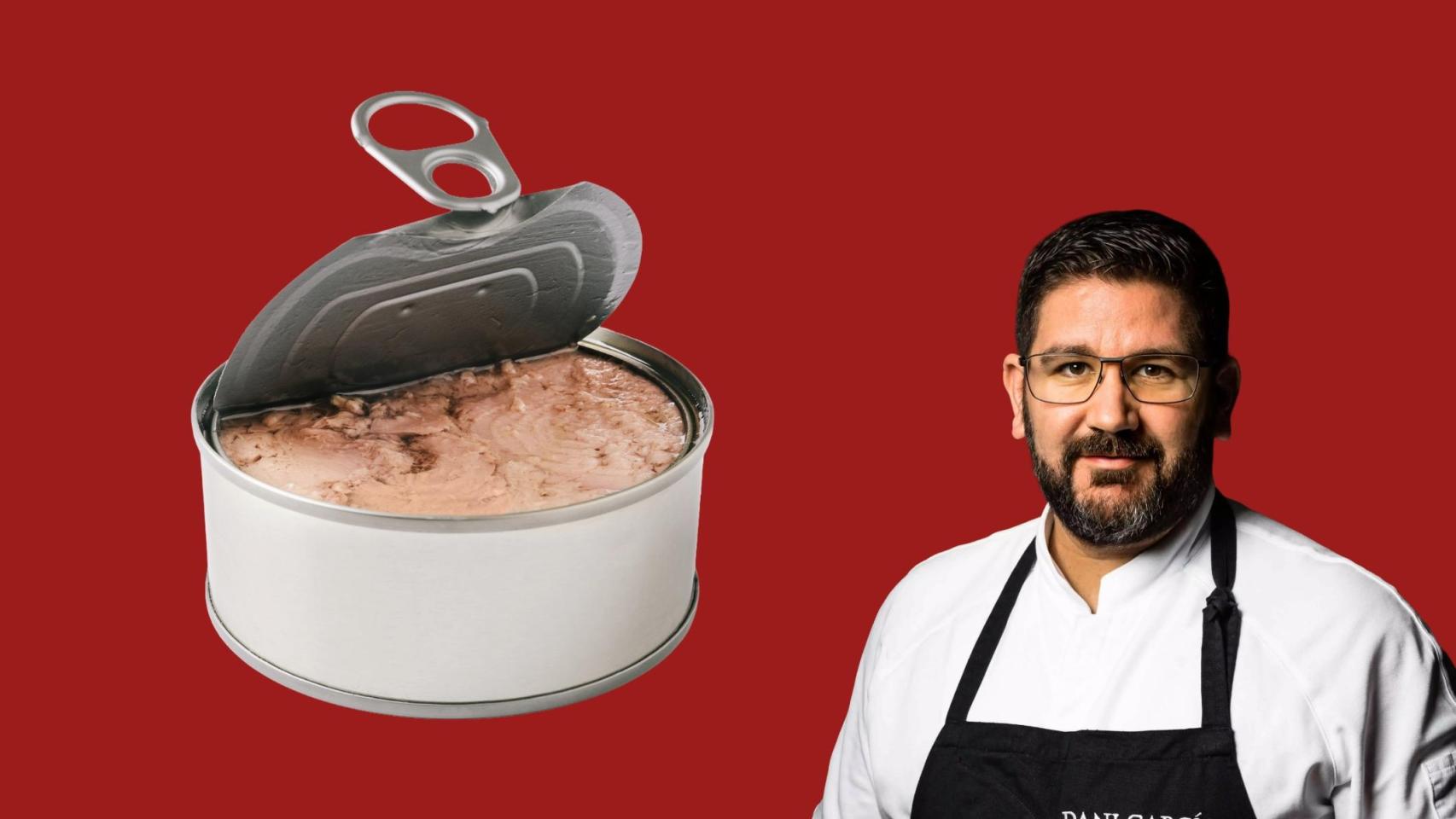 El chef Dani García en un montaje de El Español