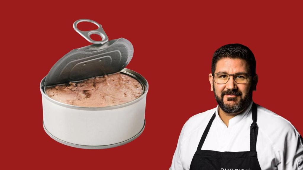 El chef Dani García en un montaje de El Español