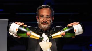 Samuil Angelov en el 50 aniversario de la Association de la Sommellerie Internationale.