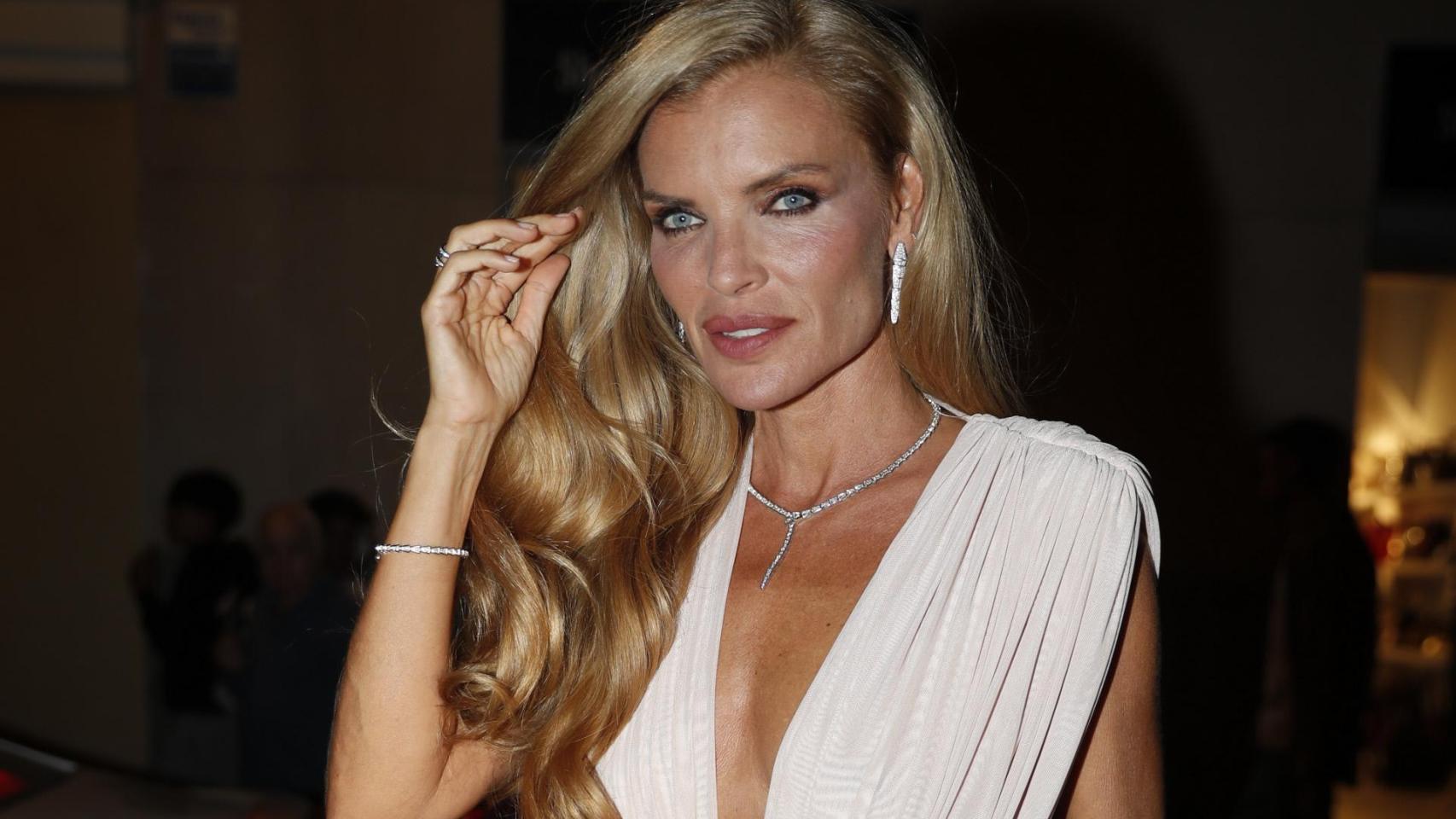 La modelo Esther Cañadas en Madrid.