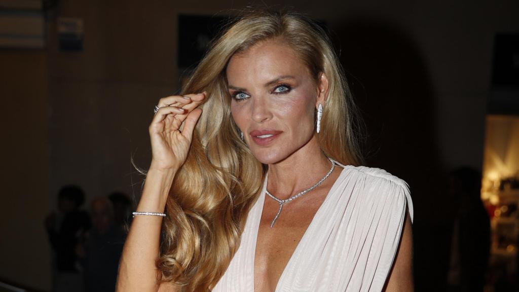 La modelo Esther Cañadas en Madrid.