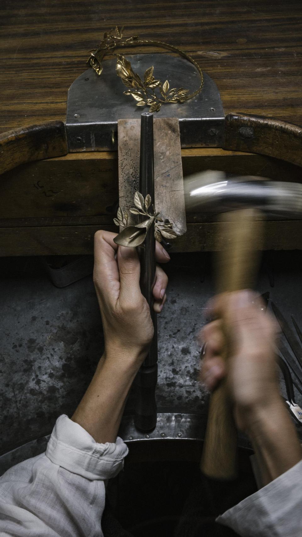 El trabajo en el taller.