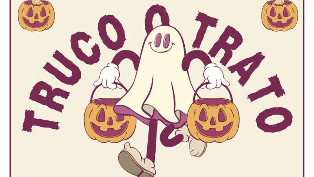 Cartel de la Ruta de Halloween 2025 por Novo Mesoiro