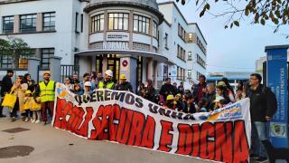 Familias del CEIP de Prácticas vuelven a la calle para exigir una escuela segura y digna
