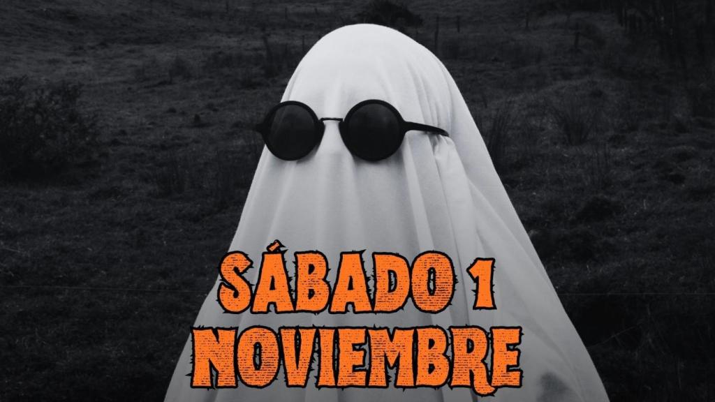 Cartel de la Fiesta Infantil de Halloween que tendrá lugar en el Casino a principios de noviembre