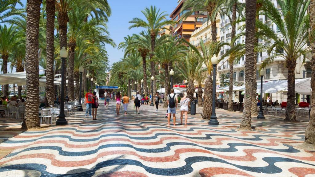 La Explanada de España.