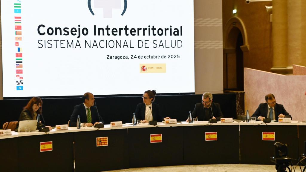 Mónica García, durante la reunión del Consejo Interterritorial de este viernes 24 de octubre.