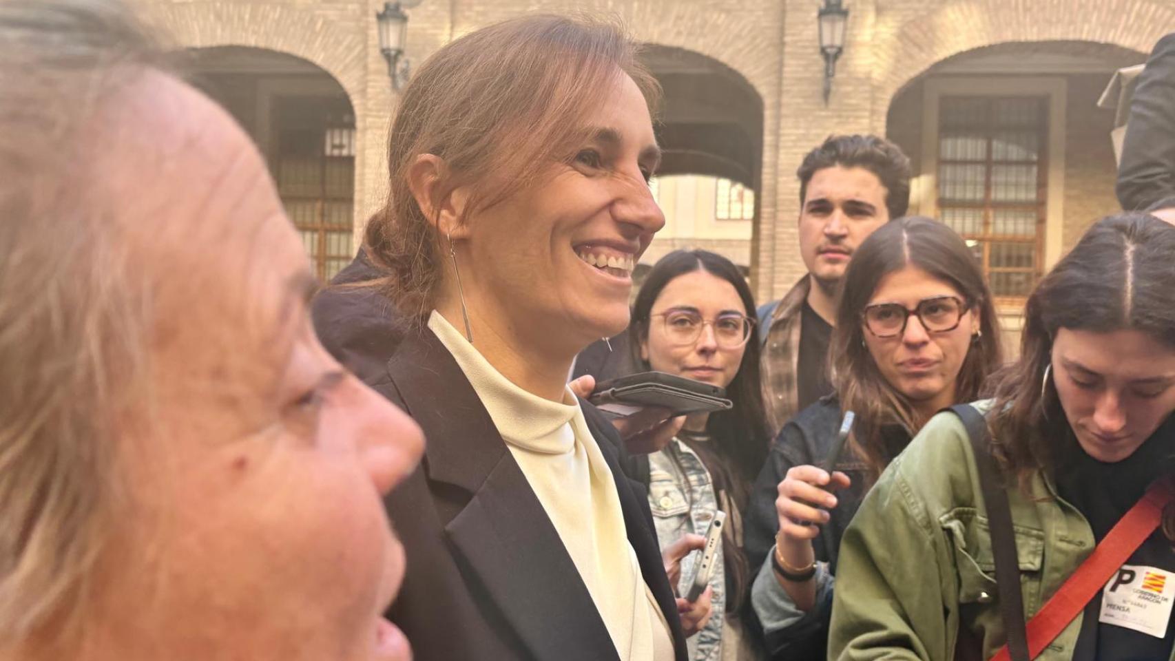 Mónica García en Zaragoza.