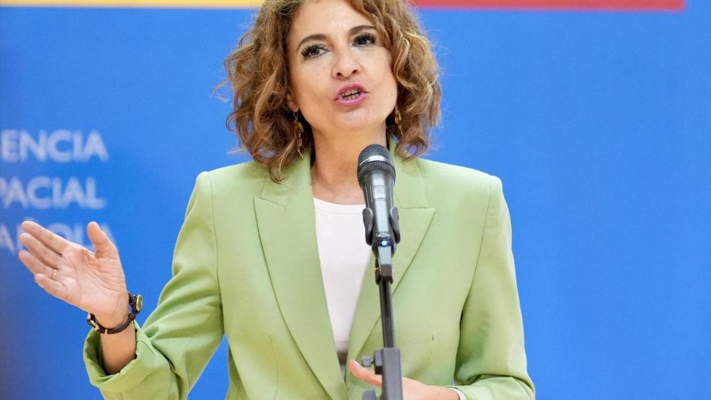 María Jesús Montero, este viernes en Sevilla.