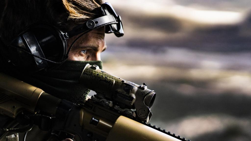 Un tirador del Mando de Operaciones Especiales en el ejercicio Empecinado.